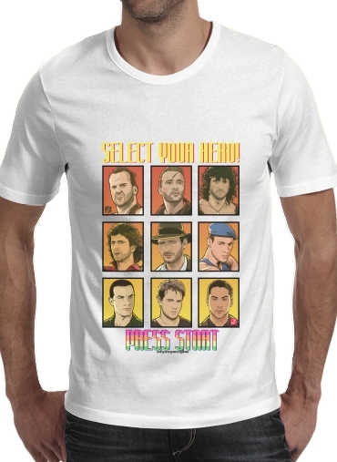  Select your Hero Retro 90s for Men T-Shirt