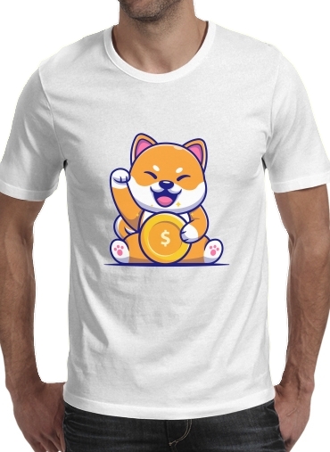 Shiba Inu Crypto for Men T-Shirt