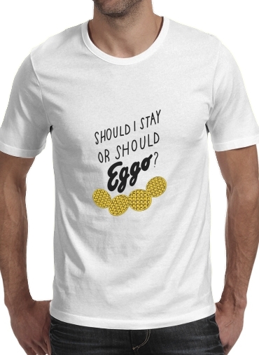  Should i stay or shoud i Eggo for Men T-Shirt