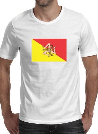  Sicile Flag for Men T-Shirt