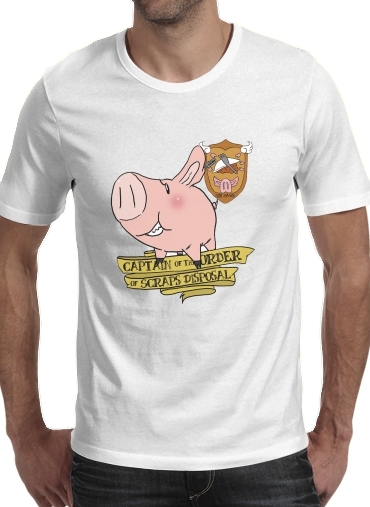  Sir Hawk The wild boar or Pig for Men T-Shirt