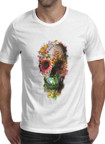  Skull Flowers Gardening for Men T-Shirt