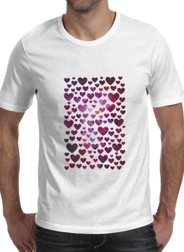 Men T-Shirt for Space Hearts