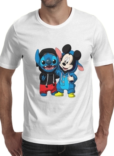  Stitch x The mouse for Men T-Shirt