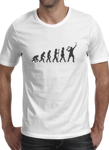  Tennis Evolution for Men T-Shirt