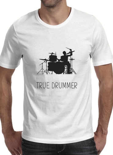  True Drummer for Men T-Shirt