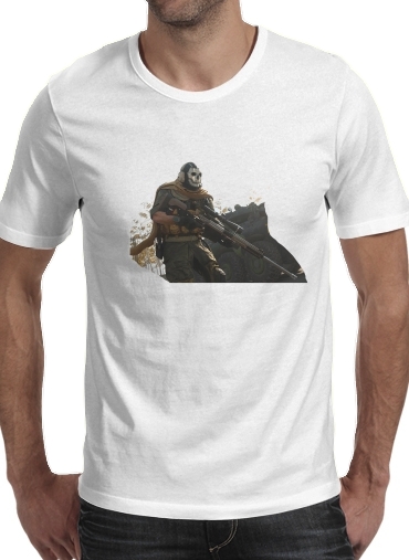  Warzone Ghost Art for Men T-Shirt