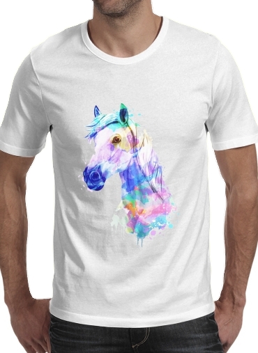  Watercolor Horse for Men T-Shirt