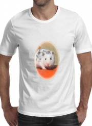 T-Shirts White Dalmatian Hamster with black spots 