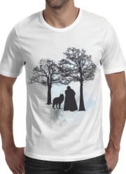 T-Shirts Wolf Snow