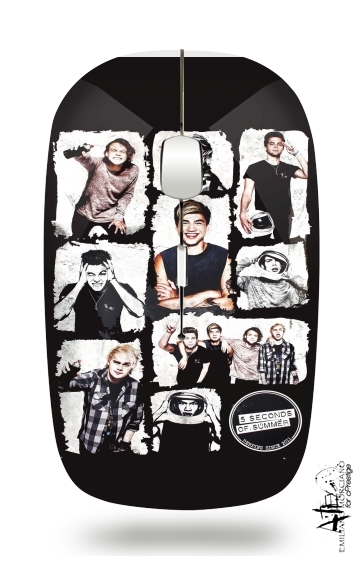  5 seconds of summer for Wireless optical mouse with usb receiver