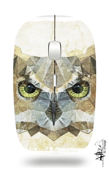  abstract owl for Wireless optical mouse with usb receiver