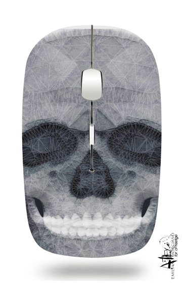  abstract skull for Wireless optical mouse with usb receiver