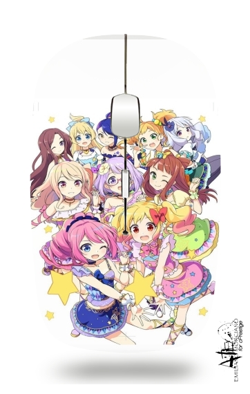  Aikatsu be an idol for Wireless optical mouse with usb receiver