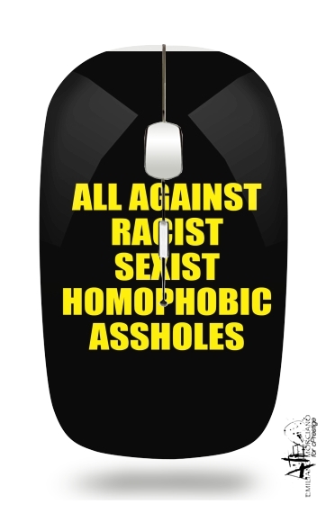  All against racist for Wireless optical mouse with usb receiver