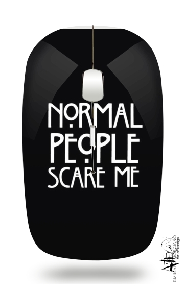  American Horror Story Normal people scares me for Wireless optical mouse with usb receiver