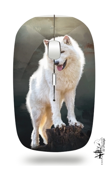  Arctic wolf for Wireless optical mouse with usb receiver