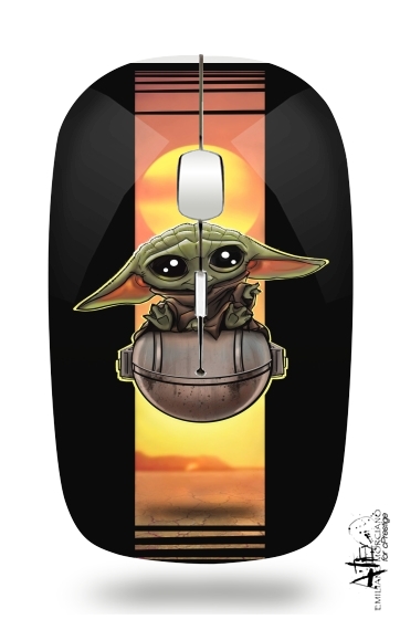  Baby Yoda for Wireless optical mouse with usb receiver