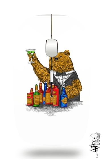  Bartender Bear for Wireless optical mouse with usb receiver