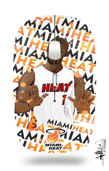  Basketball Stars: Chris Bosh - Miami Heat for Wireless optical mouse with usb receiver