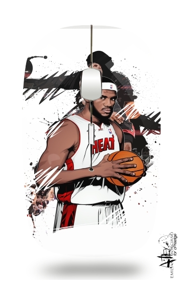  Basketball Stars: Lebron James for Wireless optical mouse with usb receiver
