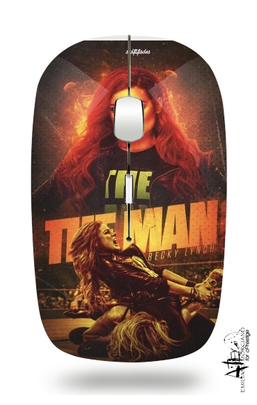  Becky lynch the man Catch for Wireless optical mouse with usb receiver