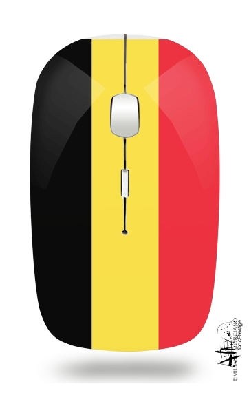  Belgium Flag for Wireless optical mouse with usb receiver