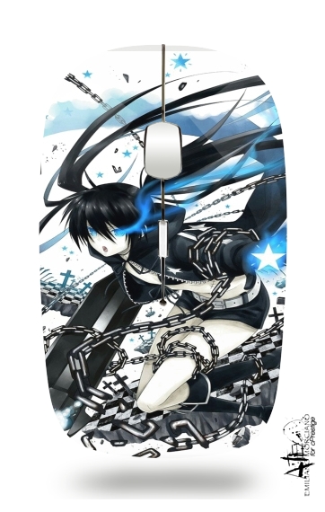  Black Rock Shooter for Wireless optical mouse with usb receiver