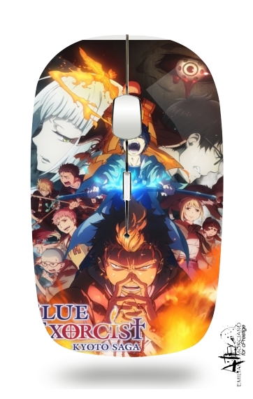 Blue Exorcist for Wireless optical mouse with usb receiver
