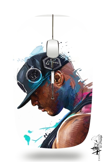  Booba Fan Art Rap for Wireless optical mouse with usb receiver