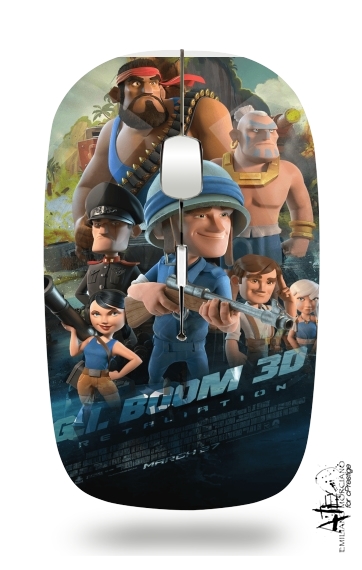  Boom Beach Fan Art for Wireless optical mouse with usb receiver