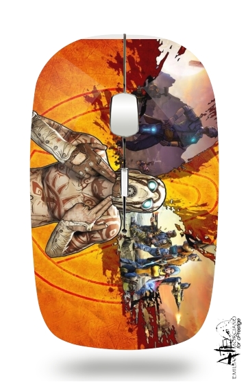  Borderlands Fan Art for Wireless optical mouse with usb receiver