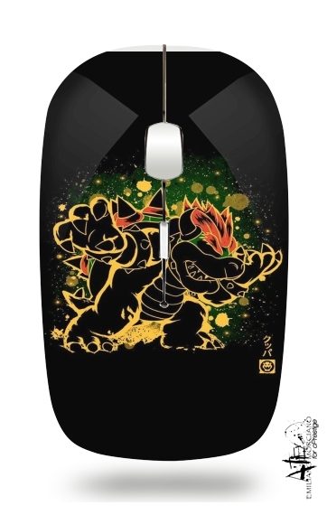  Bowser Abstract Art for Wireless optical mouse with usb receiver