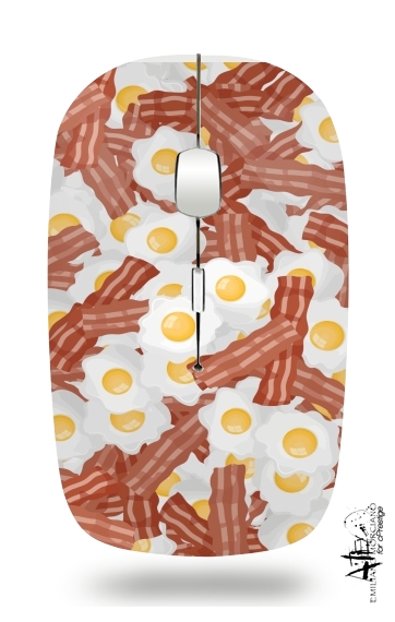  Breakfast Eggs and Bacon for Wireless optical mouse with usb receiver