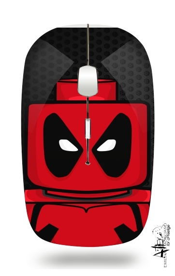  Bricks Deadpool for Wireless optical mouse with usb receiver