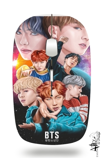  BTS DNA FanArt for Wireless optical mouse with usb receiver