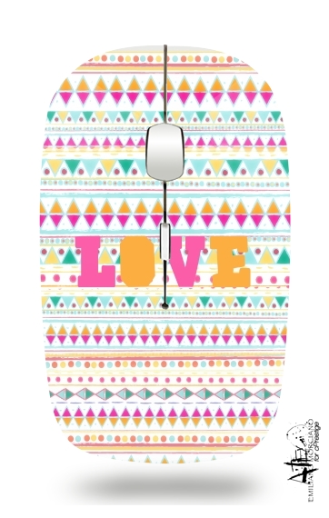  Aztec love candy for Wireless optical mouse with usb receiver