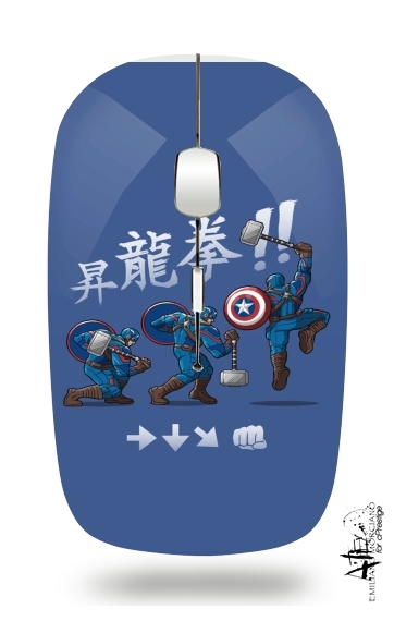  Captain America - Thor Hammer for Wireless optical mouse with usb receiver