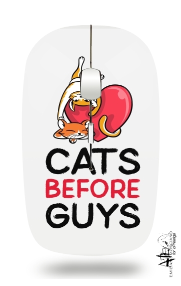  Cats before guy for Wireless optical mouse with usb receiver