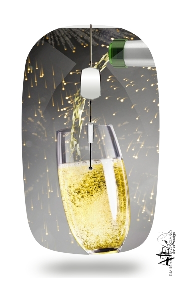  Champagne is Party for Wireless optical mouse with usb receiver