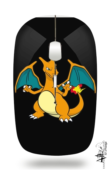  Charizard Fire for Wireless optical mouse with usb receiver