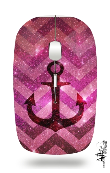  Anchor Chevron Red for Wireless optical mouse with usb receiver