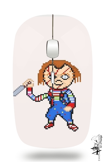  Chucky Pixel Art for Wireless optical mouse with usb receiver