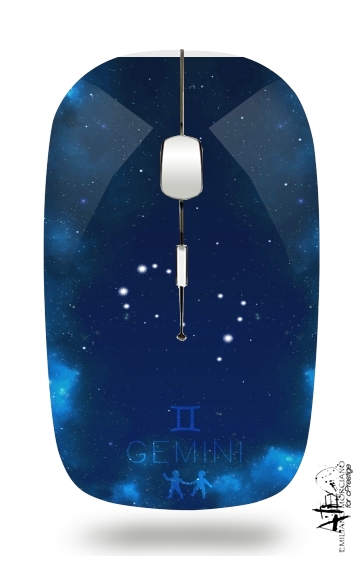  Constellations of the Zodiac: Gemini for Wireless optical mouse with usb receiver