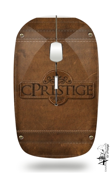  cPrestige leather wallet for Wireless optical mouse with usb receiver