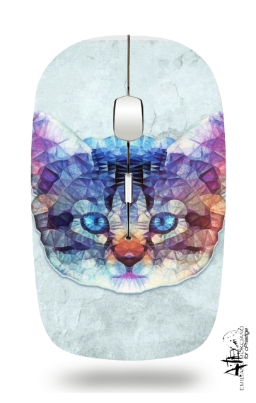  cute kitten for Wireless optical mouse with usb receiver