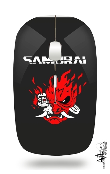  cyberpunk samurai for Wireless optical mouse with usb receiver