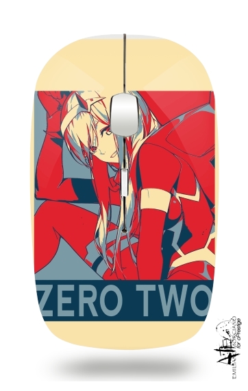  Darling Zero Two Propaganda for Wireless optical mouse with usb receiver