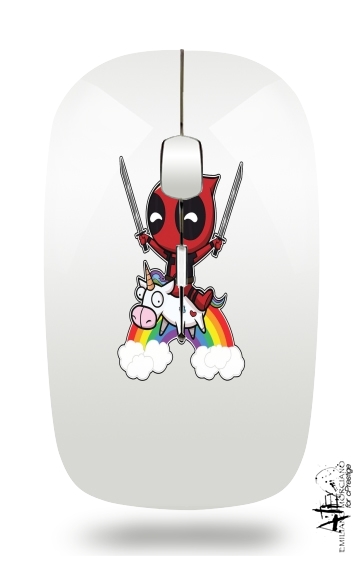  Deadpool Unicorn for Wireless optical mouse with usb receiver