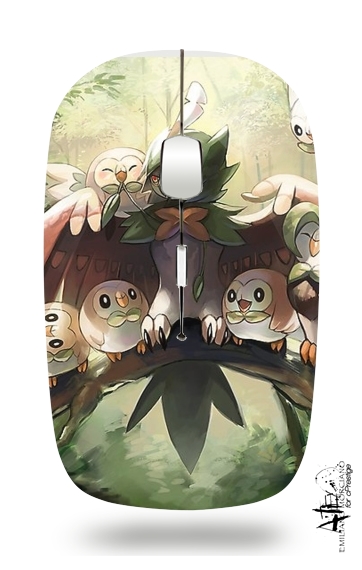  Decidueye Familia Rowlet Dartrix for Wireless optical mouse with usb receiver